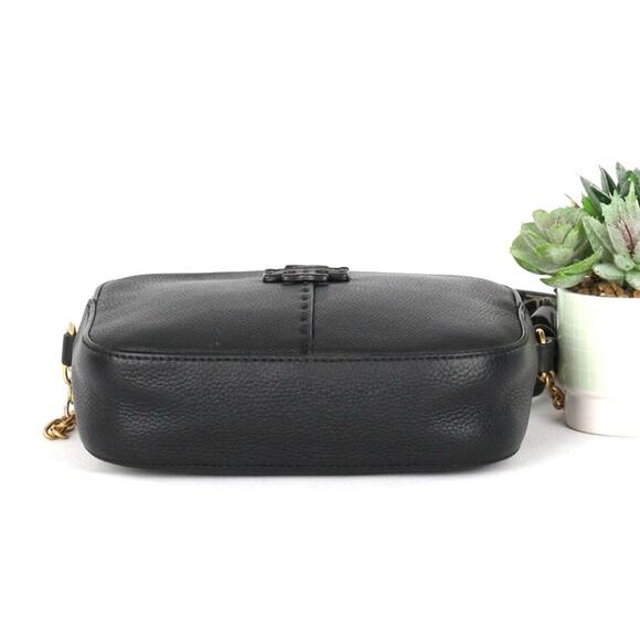 Tory Burch McGraw Black Leather Camera Bag - Picture 5 of 8